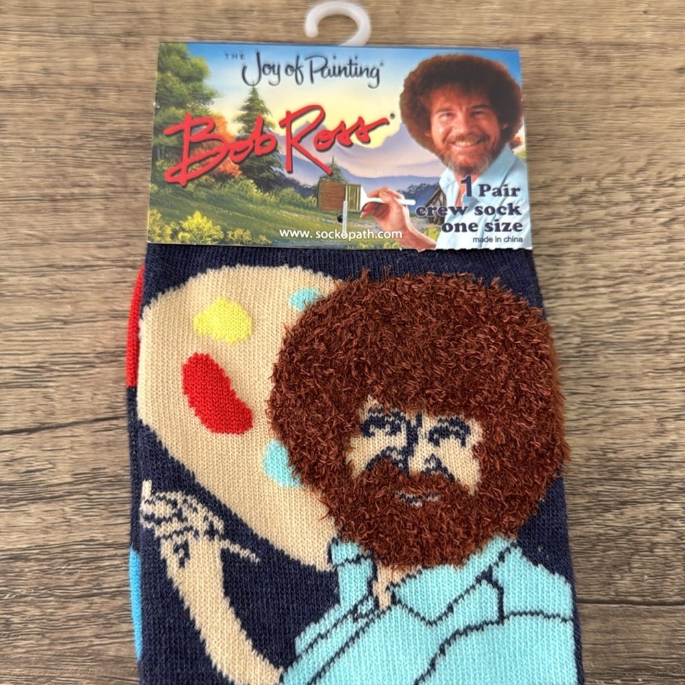 Bob Ross Sockopath Socks | 2 Pair‎ | Brand New - Picture 4 of 4